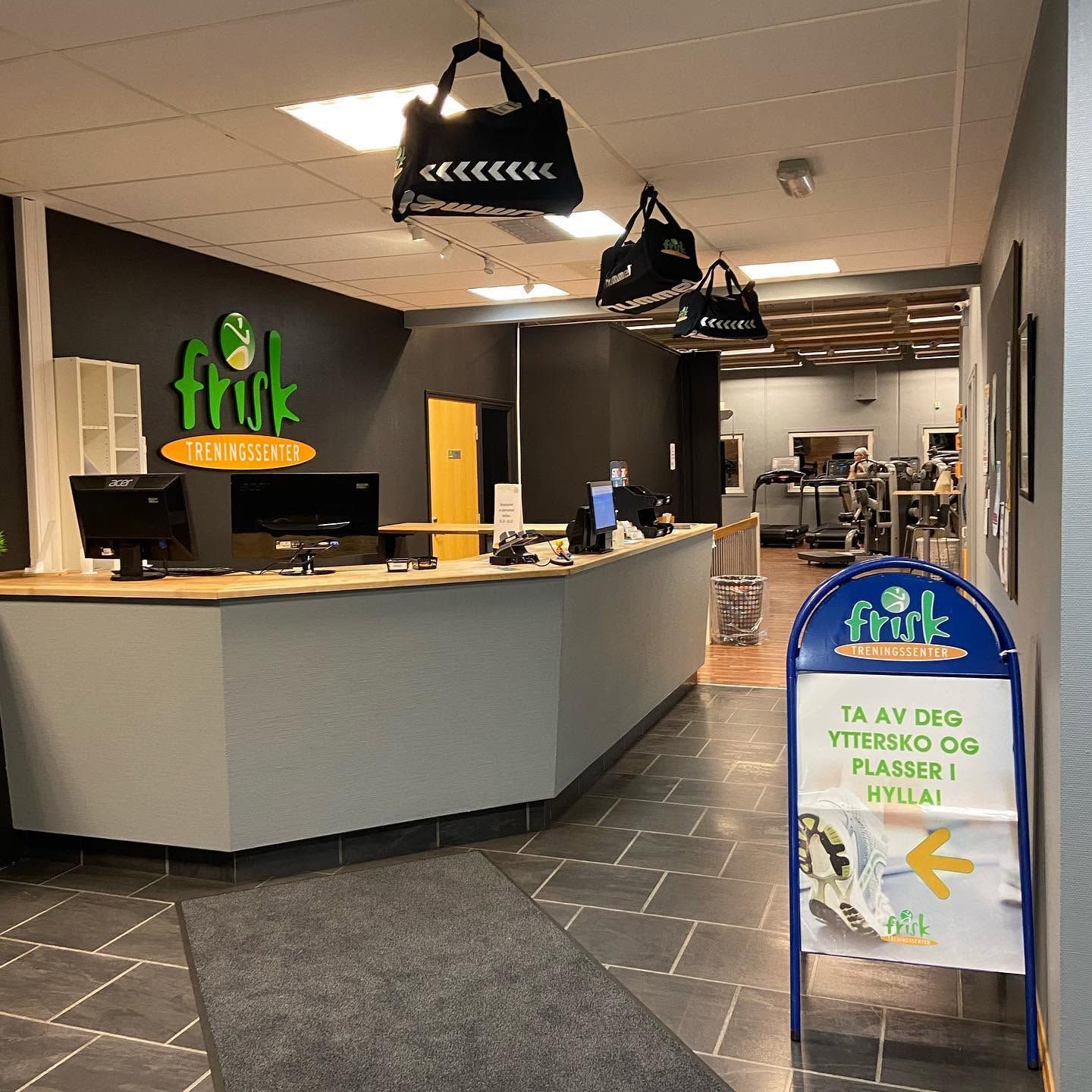 Resepsjonen på Frisk Treningssenter